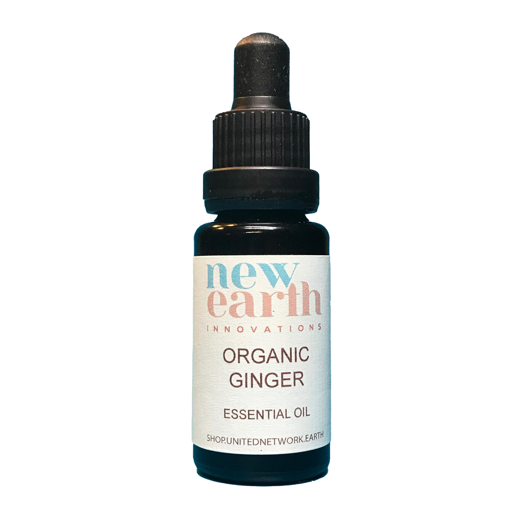 Essential Oil Organic Ginger - 15ml Pipette Dropper Bottle